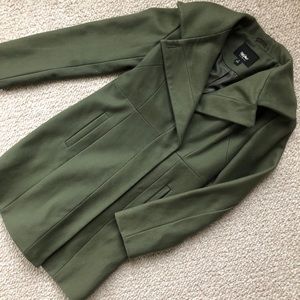 Gorgeous Wool Olive Trench